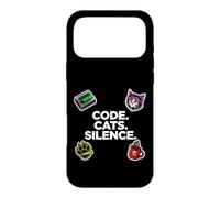Software Engineer Introvert Code Cats Silence Coque pour iPhone 17 Pro Max