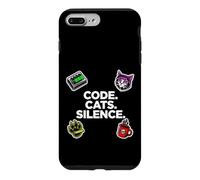 Software Engineer Introvert Code Cats Silence Coque pour iPhone 7 Plus/8 Plus