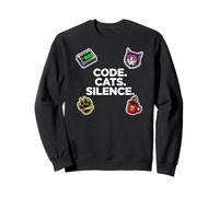 Software Engineer Introvert Code Cats Silence Sweatshirt