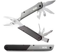 Sog Outil Multifonction Baton Q3 Multi Tool Manche Alu Tenaille Tournevis Lame Mixte Adulte, Gris