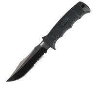 SOG SEAL PUP ELITE - ÉTUI KYDEX - TINI NOIR, PARTIELLEMENT DENTELÉ SOG-E37T-K