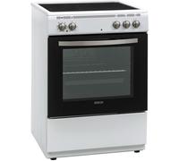 SOGELUX Cuisinière électrique vitrocéramique CV6619 60x60 multifonction blanche