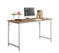soges Bureau d'ordinateur Table Informatique avec Étagère de Rangement 100x50cm Postes de Travail Meuble de Bureau pour Ordinateur pour Salle à Manger, Salon, Cuisine