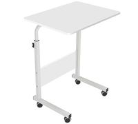 soges Table Ordinateur Portable à roulettes Support Table Mobile 60 x 40 cm Table Appoint pour Ordinateur Portable