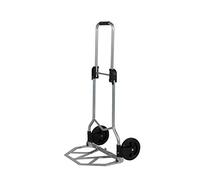 Sogesfurniture BHEU-KT-2021 Diable pliable aluminium poignée télescopique roues caoutchouc 70 kg