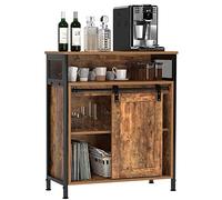 Sogesfurniture Buffet, Armoire de Cuisine avec Porte Coulissante, Style Industriel pour Salon, Bureau - 70 x 30 x 80 cm