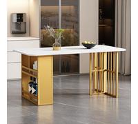 sogesfurniture Table à manger rectangulaire 160 x 80 cm, table de salon pour 6 personnes, table de salle à manger, table de cuisine pour cuisine, salle à manger, salon