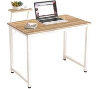 SogesHome Bureau d'ordinateur 100 x 50 cm, table de travail, bureau à domicile, chêne