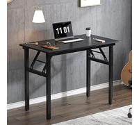 SogesHome Bureau d'Ordinateur Compact Petite Table Pliante 80 x 40 cm pour Bureau à Domicile Petite Table d'écriture