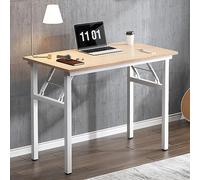 SogesHome Bureau d'Ordinateur Compact Petite Table Pliante 80 x 40 cm pour Bureau à Domicile Petite Table d'écriture