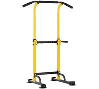 SogesHome Chaise Romaine Power Tower Barre de Traction Entraîneur pour Abdominaux Multifonction Station Dips Tour de Puissance Multi-Fonctions Réglable en Hauteur Acier allié
