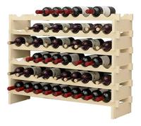 SogesHome Étagère à Bouteilles-Étagère à Vin avec 6 étages pour 60 Bouteilles-110*30*71.5CM