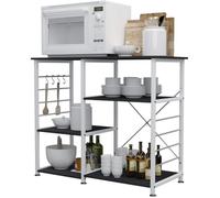 sogeshome Étagère de rangement de cuisine , armoire de rangement pour chariot de cuisine avec 3 + 3 étagères