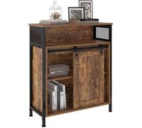 SogesHome Meuble de Rangement, Buffet De Rangement Avec Portes Coulissantes Pour Salon, Cuisine