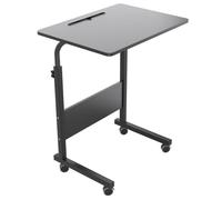 SogesHome Table à roulettes de Lit/Canapé Table Informatique Table d’Appoint,60*40CM