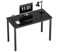 SogesPower Bureau d’Ordinateur, Bureau pour Bureau, Bureau d’Ordinateur Portable PC, Poste de Travail, 100 x 60 x 75 cm, Noir