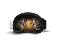 SOGGLE Housse de protection pour lunettes de ski en microfibre (taille unique) - Couleur : Eyes Tiger