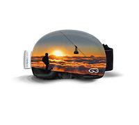 SOGGLE Housse de protection pour lunettes de ski en microfibre (taille unique) - Couleur : images de skiday sunrise
