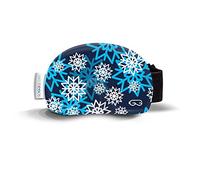 SOGGLE Housse de protection pour lunettes de ski en microfibre (taille unique) - Couleur : Snowflakes 03 Blue