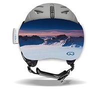 SOGGLE Vizor Visière de protection pour casques à visière (casques de ski), Couleur : Vizor Mountains Sunset