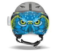 SOGGLE Vizor Visière de protection pour casques à visière (casques de ski), Couleur : Vizor owl Blue