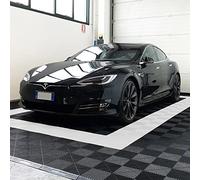 SOGI PAV-03-BI Kit de carrelage en PP pour plancher d'atelier, garage - 40 x 40 cm - 1 m² - 10 m² - 50 m² - 100 m² - couleur blanche (40 x 40 cm = 1 carreau)