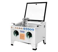 SOGI S-56 Sableuse de banc professionnelle - 95 L - cabine de sablage 580x480x300 mm - avec accessoires