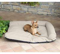 Sogni e Capricci Canapé Toby, beige, polyester, 89 x 64 x 20 cm