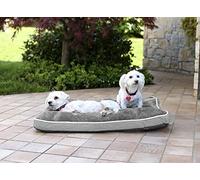 Sogni e Capricci Coussin 4 saisons pour chiens et chats, Gris clair, 89x65x12cm, Polyester