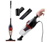 Sogo SS-16120 Cyclonic Technology - Aspirateur 2 en 1 balai et à main cyclonique 600 W, efficacité énergétique A+, avec bac de 0,8 l, filtre HEPA, câble de 4,5 m - Noir