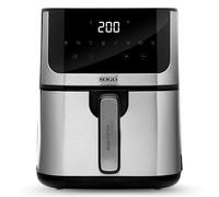 SOGO DIGIFRYER1400 Unique 5 L Autonome 1400 W Friteuse d’air Chaud Noir, Acier Inoxydable