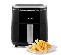 SOGO Human Technology FRE-SS-10865 air Chaud-Fritteuse 3.5l 1200W Noir, Argent