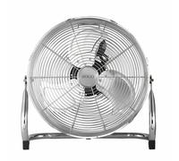 Sogo Industrial Power Ventilateur 110 W, 18 "diamètre de l'hélice, 3 vitesses, pales en aluminium - chrome, classe d'efficacité énergétique - A, couleur : argent. [Classe d'efficacité énergétique A]