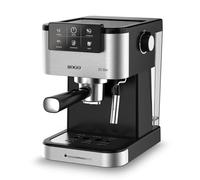 SOGO Machine à expresso 20 bars - Machine à café avec buse à vapeur, Convient pour les tasses, les dosettes et le café moulu - Affichage numérique, 1350W - Pour Espresso, Cappuccino & Latte