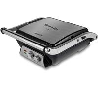 Sogo Ss-7137 Gril Électrique, Machine À Sandwich Et Gril À Panini, Ouverture 180º, Avec Minuterie Et Régulateur De Température, 2000 Watts De Puissance Couleur Gris Métallisé Et Noir