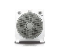 Sogo Ventilador Box Fan 45W Blanco/Gris
