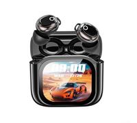 Sogoluat AI Language Translator Écouteurs sans fil, blocage du bruit, 144 langues en temps réel, audio HD avec haut-parleur de 6 cm, 60 jours en veille, ajustement ergonomique (AI Black)