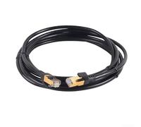 Sogoluat Câble Ethernet plat CAT7, cordon de raccordement LAN blindé haut débit 10 Gbit/s pour une transmission stable du signal - Compatible avec PC, routeurs, commutateurs (2 m)