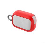 Sogoluat Coque en silicone pour haut-parleur Soundcore Select 4 Go, doux et antidérapant avec absorption des chocs, accessoire léger (rouge)