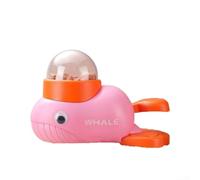 Sogoluat Mangeoire interactive pour chiens et chats - Distributeur de puzzle canard jaune pour l'ennui, niveaux de défi réglables, design antidérapant (rose)