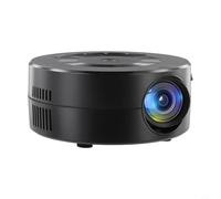 Sogoluat Projecteur portable, corps en ABS léger, entrée 5 V 2 A pour banque d'alimentation mobile, configuration de jeu pour films de chambre à coucher et camping, miroir d'écran de téléphone