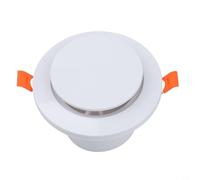 Sogoluat Sortie d'air circulaire avec filtration, grille de ventilation en ABS pour plafond ou mur, pour améliorer la qualité de l'air intérieur dans les salles de bains et cuisines (Φ75)