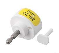 Sogoluat Tête de machine à sceller les bouchons électriques portatifs, adaptateur de perceuse hexagonale 6,35 mm pour bouteilles, embout de capsulage en plastique 10-50 mm, pour atelier et usine (23