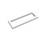 Sogood 1 Pièce Équerre de Fixation Blanc Plan de Toilette Étagère Tablette Murale Porte-Serviette en Acier Inoxydable 40x2,5x15cm WH01