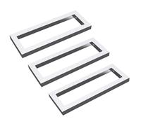 Sogood 3 pièces equerre de fixation plan de toilette étagère tablette murale porte-serviette acier inox chromé 50x3x15cm WH01
