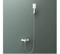 Sogood Colonne de Douche ou de Baignoire Blanc Robinet Mitigeur Mélangeur Robinetterie Design