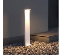 Sogood Lampe LED sur Pied Extérieure 6W avec LED Lampe Jardin Étanche IP65 3000K Light Extérieure Blanc LumaTorch 10x6x60cm