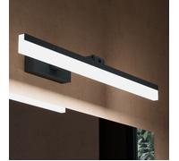 sogood Lampe pour miroir 14W LED Salle de Bain 180° Rotatif 1050 Lumen 60cm Applique Noir Mat Lumière Miroir 6000K Design Luxaris