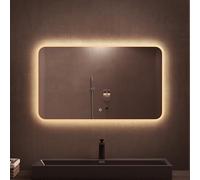 Sogood Miroir de Salle de Bains Lumineux 100x60cm Glace avec Éclairage LED Luz et Interrupteur Tactile