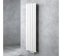 Sogood Radiateur pour Chauffage Central 160x46cm Radiateur à Eau Chaude Panneau Monocouche Design Vertical Blanc